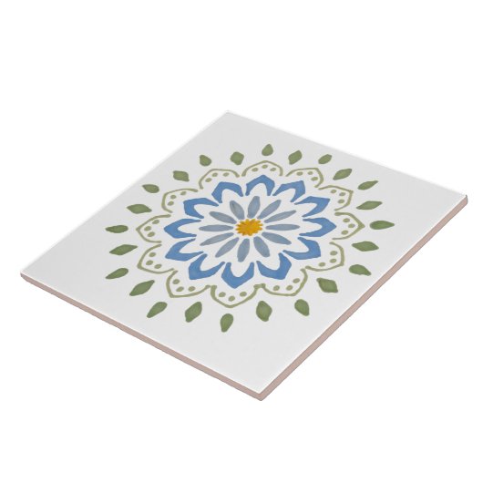 Carreau Design floral coloré (Côté)