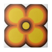 Carreau design floral rétro (Devant)