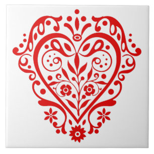 Carreau Design graphique sophistiqué de Red Heart
