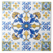 Carreau Design italien méditerranéen en tuile transparent (Devant)