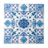 Carreau Design italien méditerranéen en tuile transparent (Devant)