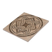 Carreau Design marron antique (Côté)