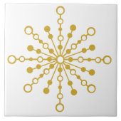 Carreau Design moderne rétro atomique du milieu du siècle (Devant)