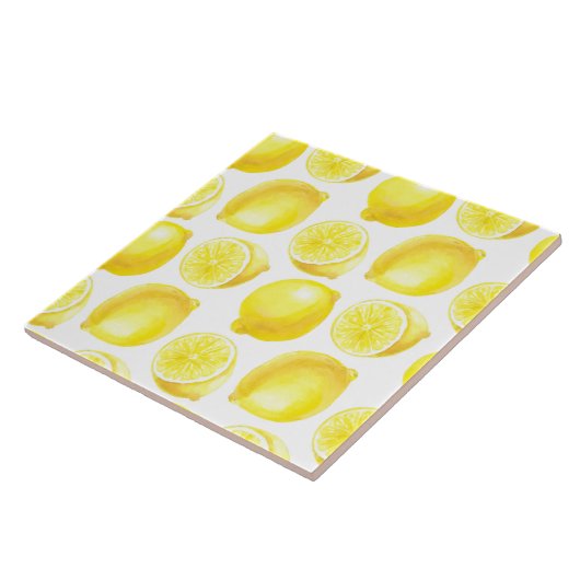 Carreau Design motif citron (Côté)
