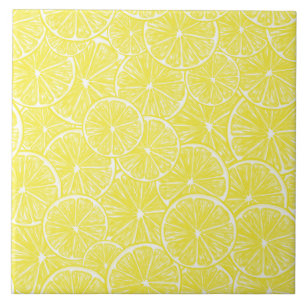 Carreau Design motif de tranches de citron