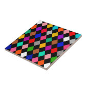 Carreau Design Motif multicolore Harlequin Diamonds (Côté)