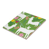 Carreau Design Otomi moderne | Llama Donkey Design (Côté)