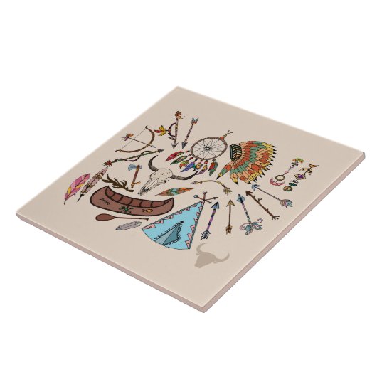 Carreau Designs amérindiens (Côté)