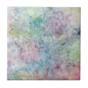 Carreau dessin abstrait de carte blanche d'aquarelle