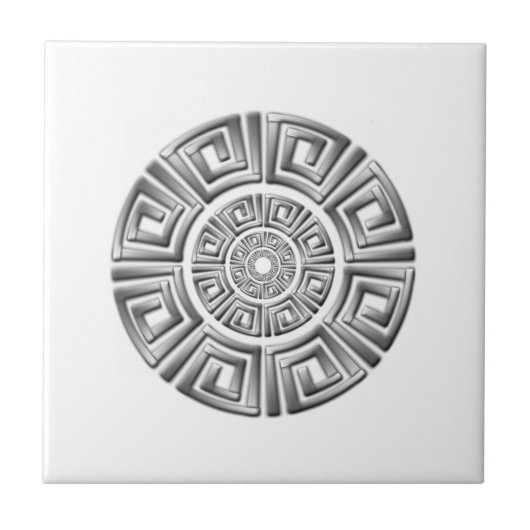 Carreau Dessin circulaire grec (Devant)