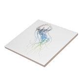 Carreau dessin coloré de méduses (Côté)