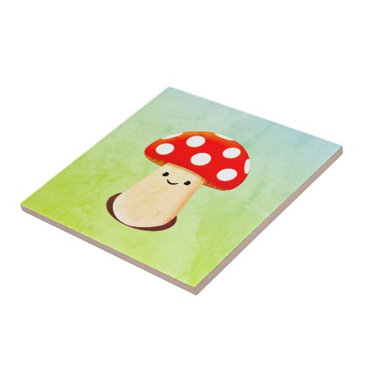 Carreau Dessin de champignons mignons (Côté)