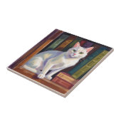 Carreau Dessin de chat blanc (Côté)