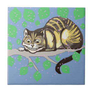 Carreau Dessin de chat de Cheshire