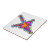 Carreau Dessin de Nazca Hummingbird Pérou (Côté)