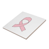 Carreau Dessin de ruban rose (Côté)