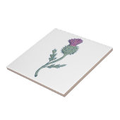 Carreau Dessin écossais de chardon (Côté)