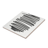 Carreau Dessin minimaliste de l'art Abstrait (Côté)