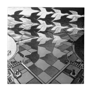 Carreau Dessin original "jour et nuit"