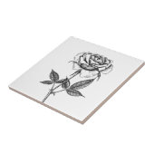 Carreau dessin rose (Côté)