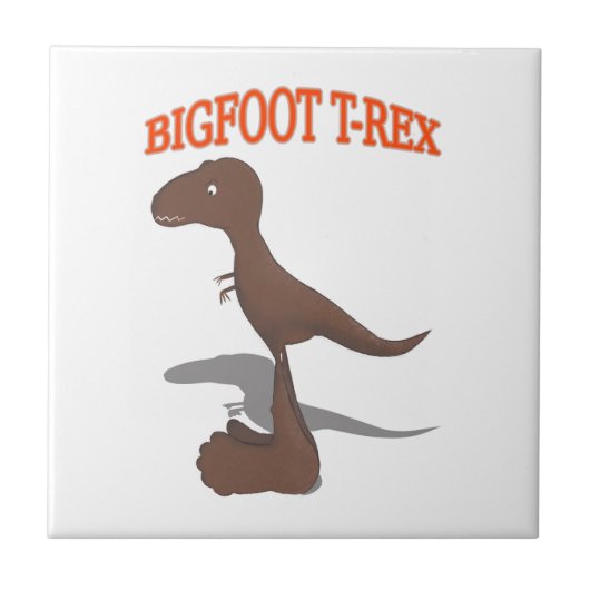 Carreau Dessin T-Rex Bigfoot (Devant)