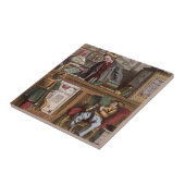 Carreau Dessin vintage : La librairie Antique (Côté)