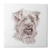 Carreau Dessin Yorkshire Terrier (Devant)