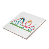 Carreau Dessous de verre à roulettes (Côté)