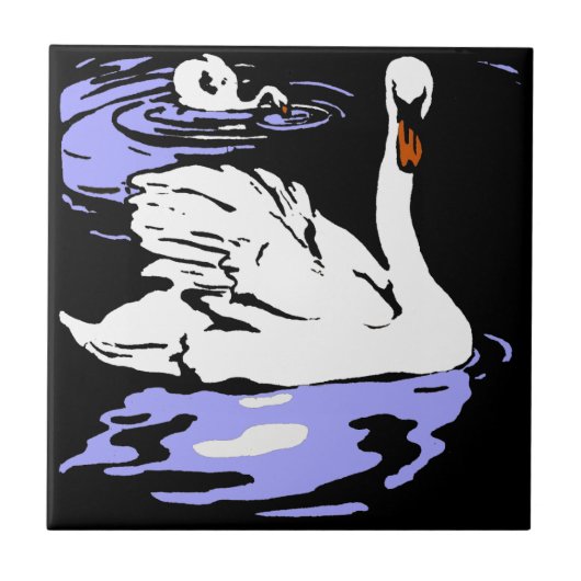 Carreau Dessous de verre animal de coupe victorien frappan (Devant)