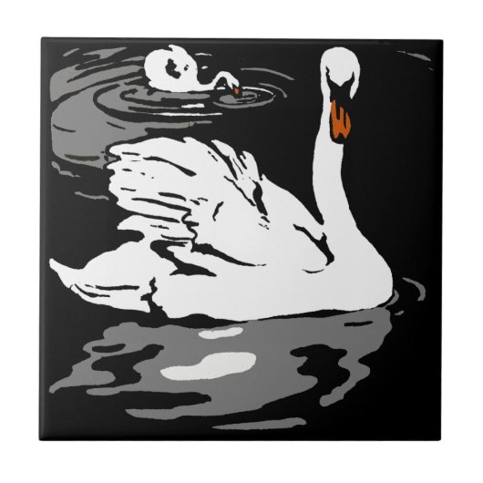 Carreau Dessous de verre animal de coupe victorien frappan (Devant)