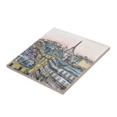 Carreau Destinations | Aquarelle Tour Eiffel & Paris (Côté)