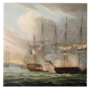 Carreau Destruction de la flotte française dans des route