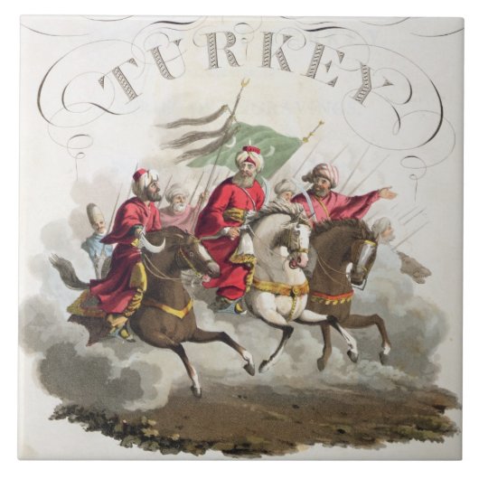 Carreau Détail de page titre, des 'costumes du Variou (Devant)