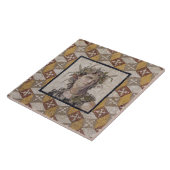 Carreau Détail d'un panneau de plancher romain de mosaïque (Côté)