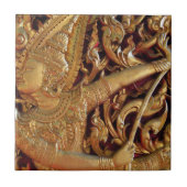 Carreau Détail thaïlandais de temple bouddhiste (Devant)