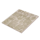 Carreau Détails d'ornement pour des bras, frontières, (Côté)