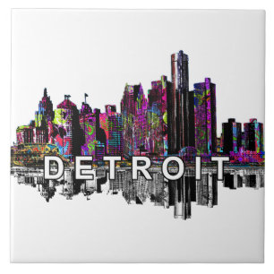 Carreau Detroit, Michigan en graffiti