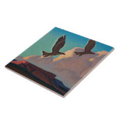 Carreau Deux aigles par Maynard Dixon (Côté)