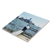 Carreau Deux cannes à pêche (Côté)