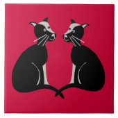 Carreau deux chats (Devant)