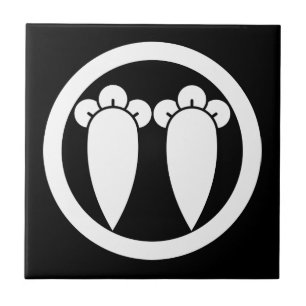 Carreau Deux clous parallèles en cercle