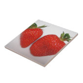 Carreau Deux fraises rouges (Côté)