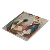 Carreau Deux jeunes femmes-Washerwomen Partager l'informat (Côté)