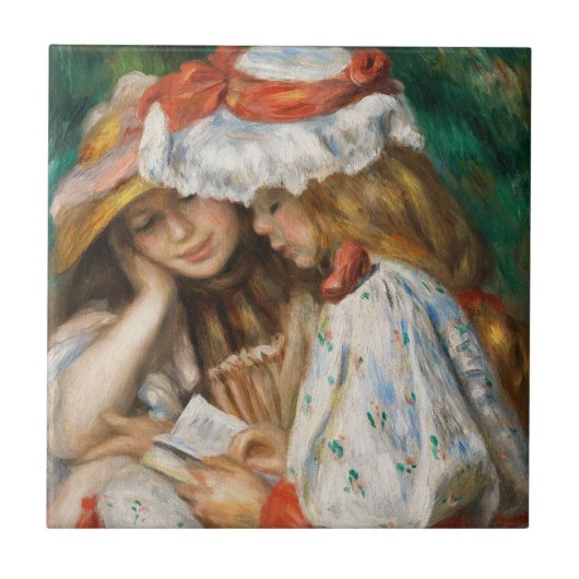 Carreau Deux Lectures - Renoir Impressionniste Peinture (Devant)