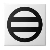 Carreau Deux lignes, encerclées (Devant)