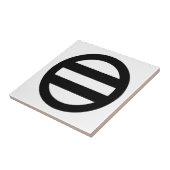 Carreau Deux lignes, encerclées (Côté)