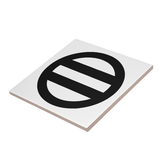 Carreau Deux lignes, encerclées (Côté)