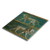 Carreau DEUX LIONS BABYLONIENS Art antique assyrien (Côté)