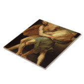 Carreau Deux lutteurs (Côté)