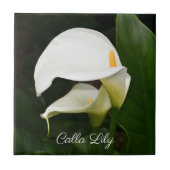 Carreau Deux Lys Calla Blanche Floral (Devant)